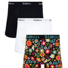 Ditsy floral print cotton boxer shorts 3 pack