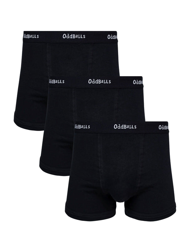 Plain cotton boxer shorts 3 pack