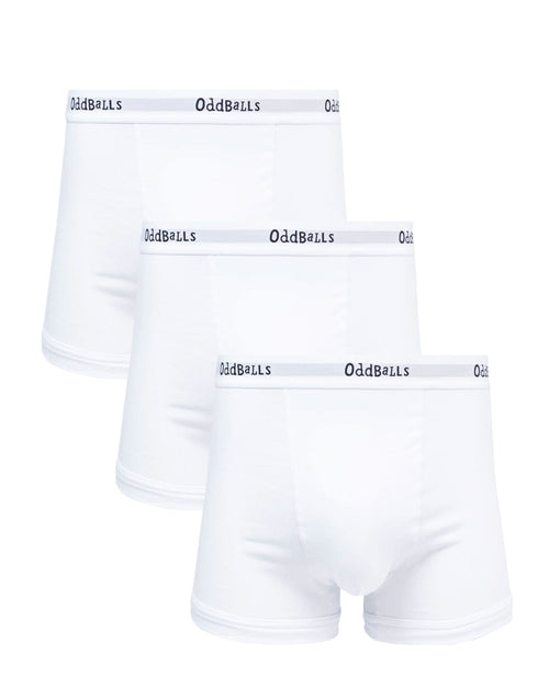 Plain cotton boxer shorts 3 pack