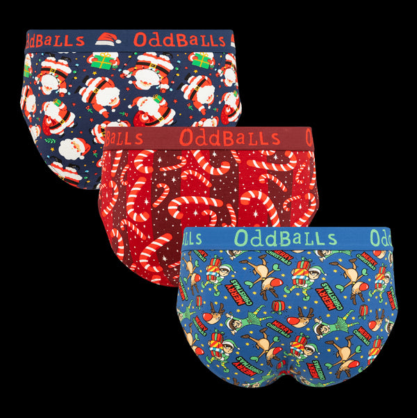 Santa's Favourites Bundle - Mens Briefs 3 Pack