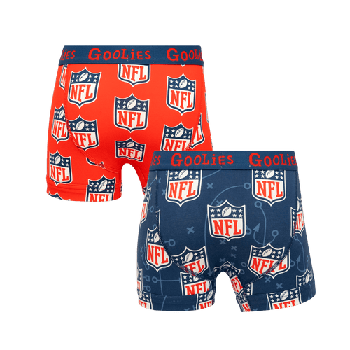 The NFL Touchdown Bundle - Kids Boxer Shorts 2 Pack Bundle