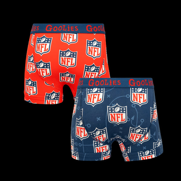 The NFL Touchdown Bundle - Kids Boxer Shorts 2 Pack Bundle