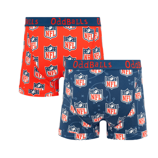 The NFL Touchdown Bundle - Mens Cotton Boxer Shorts 2 Pack