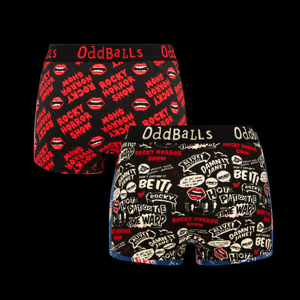 The Rocky Horror Show Bundle - Ladies Boxer Shorts 2 Pack
