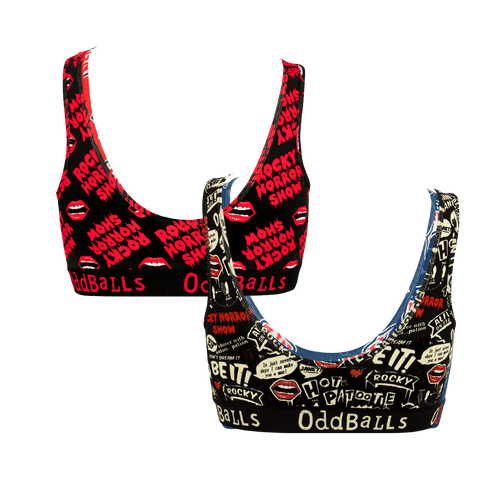 The Rocky Horror Show Bundle - Ladies Bralette 2 Pack