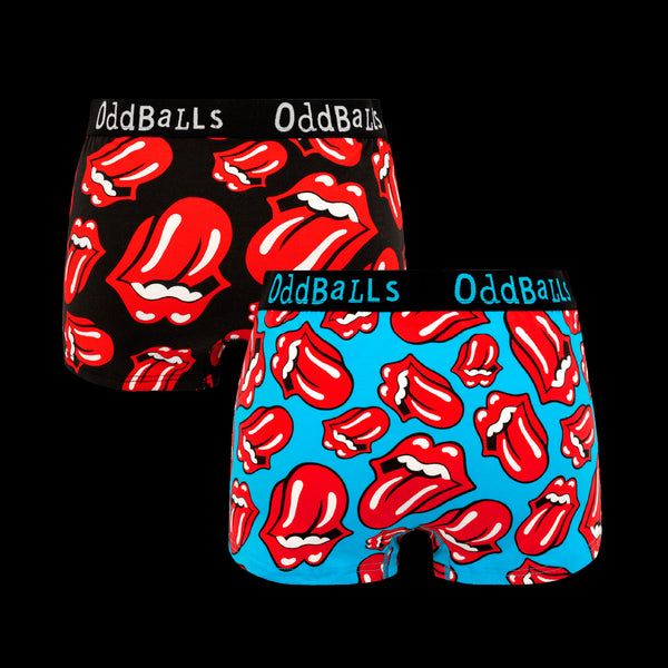 The Rolling Stones Bundle - Ladies Boxer Shorts 2 Pack Bundle