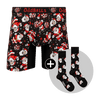 Disco Santa Bundle - Mens Bamboo Boxer Shorts & Matching Socks