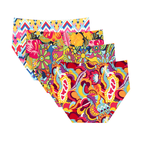 Out of Office Bundle - Ladies Seamless Full Briefs 4 Pack Bundle