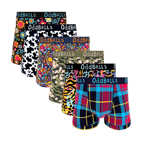 Best of 2025 Bundle - Mens Boxer Shorts 6 Pack
