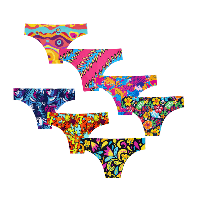 Oddballs Best Of 2023 - Ladies Seamless Briefs 7 Pack Bundle