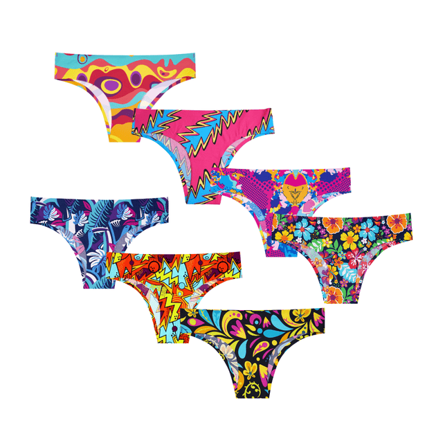 Oddballs Best Of 2023 - Ladies Seamless Briefs 7 Pack Bundle