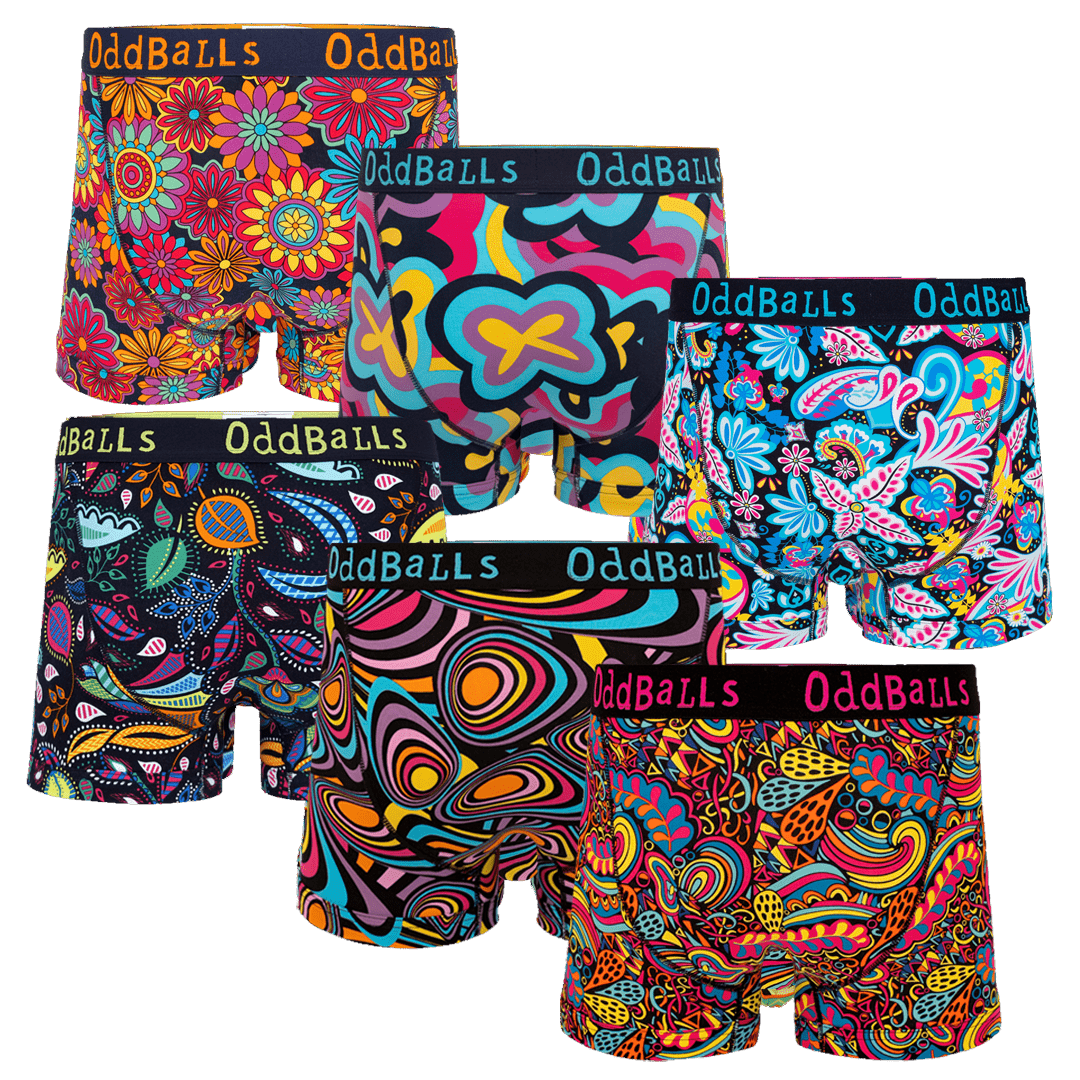 Best of Spring Bundle - Mens Boxer Shorts 6 Pack