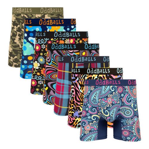 Christmas Magic Bundle - Mens Bamboo Boxer Shorts 7 Pack