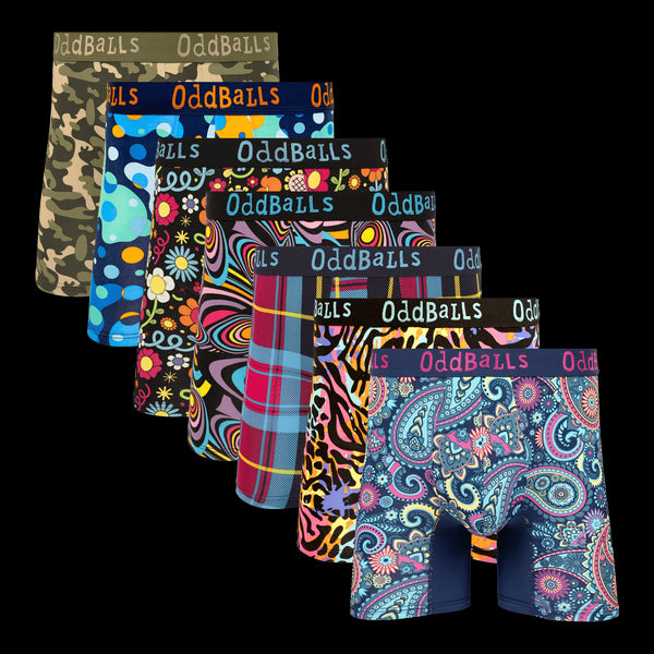 Christmas Magic Bundle - Mens Bamboo Boxer Shorts 7 Pack