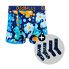 Space Balls Bundle - Mens Boxer Shorts & Matching Socks
