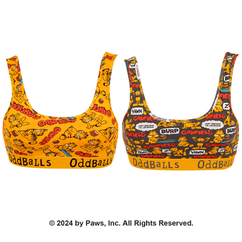 Garfield Bundle - Ladies Bralette 2 Pack Bundle