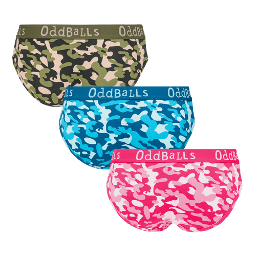 Colourful Commando Bundle - Ladies Briefs 3 Pack Bundle