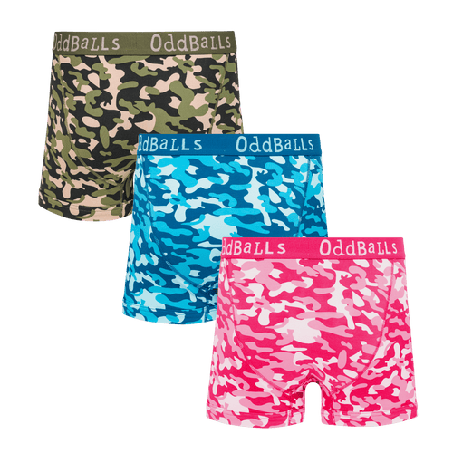 Colourful Commando Bundle - Mens Boxer Shorts 3 Pack