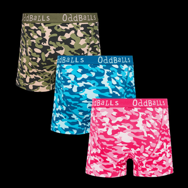 Colourful Commando Bundle - Mens Boxer Shorts 3 Pack