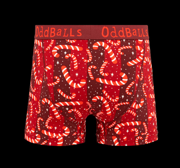 Candy Canes Bundle - Mens Boxer Shorts & Sock
