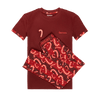 Candy Canes - Kids Long Pyjamas Set (T-Shirt & Trousers)