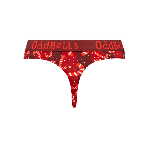 Candy Canes - Ladies Thong
