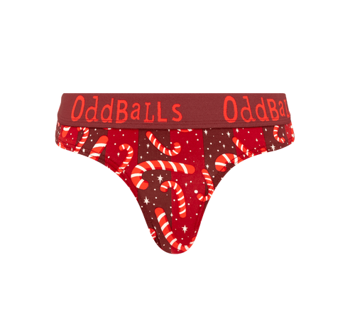Candy Canes - Ladies Thong