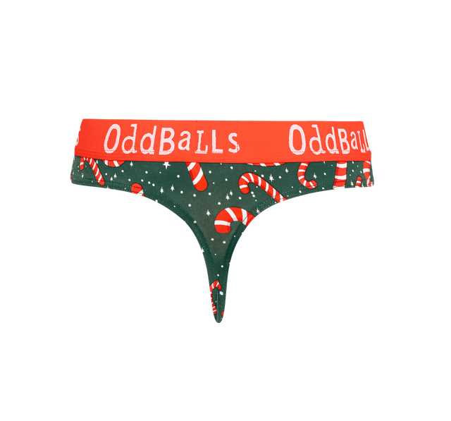 Candy Canes - Ladies Thong