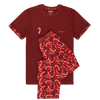 Candy Canes - Men's Long Pyjamas Set (T-Shirt & Trousers)