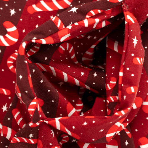 Candy Canes - Kids Short Pyjamas Set (T-Shirt & Shorts)