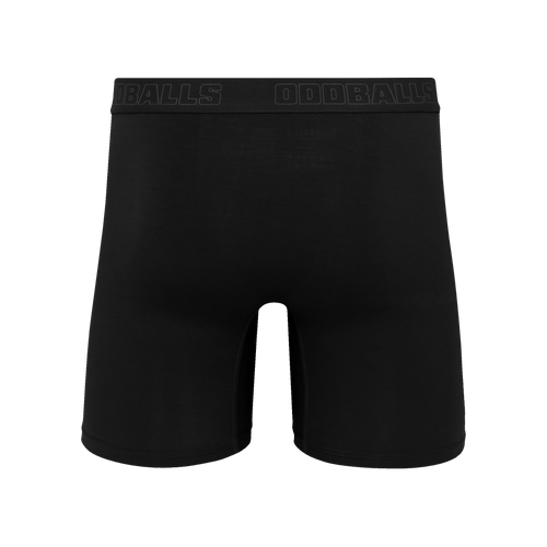Core Black - Mens Bamboo Boxer Shorts