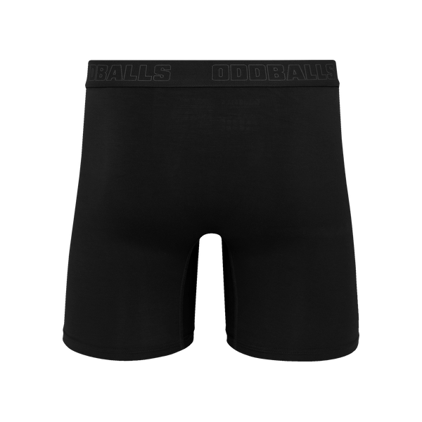 Core Black - Mens Bamboo Boxer Shorts