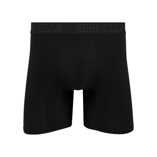 Core Black - Mens Bamboo Boxer Shorts