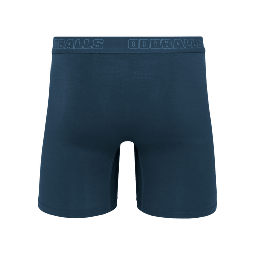 Core Blue - Mens Bamboo Boxer Shorts