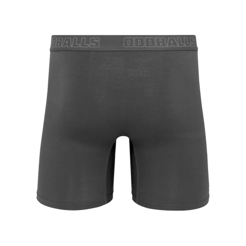 Core Grey - Mens Bamboo Boxer Shorts
