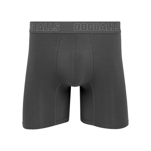 Core Grey - Mens Bamboo Boxer Shorts