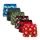 Christmas Carnage - Ladies Cotton Boxer Shorts 6 Pack back