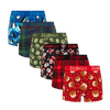 Christmas Carnage - Ladies Cotton Boxer Shorts 6 Pack front