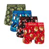 Christmas Crackers Bundle - Kids Cotton Boxer Shorts 4 Pack front