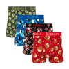 Christmas Crackers Bundle - Mens Cotton Boxer Shorts 4 Pack front