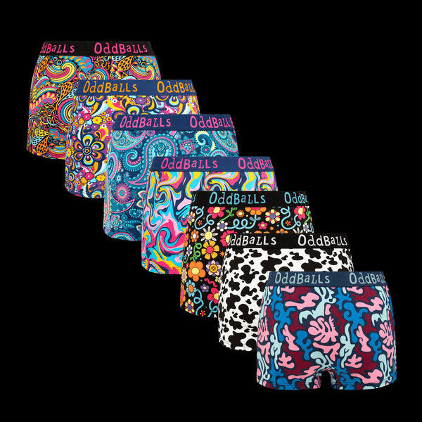 Christmas Magic Bundle - Ladies Boxer Shorts 7 Pack