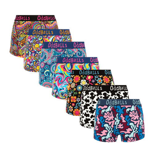 Christmas Magic Bundle - Ladies Boxer Shorts 7 Pack