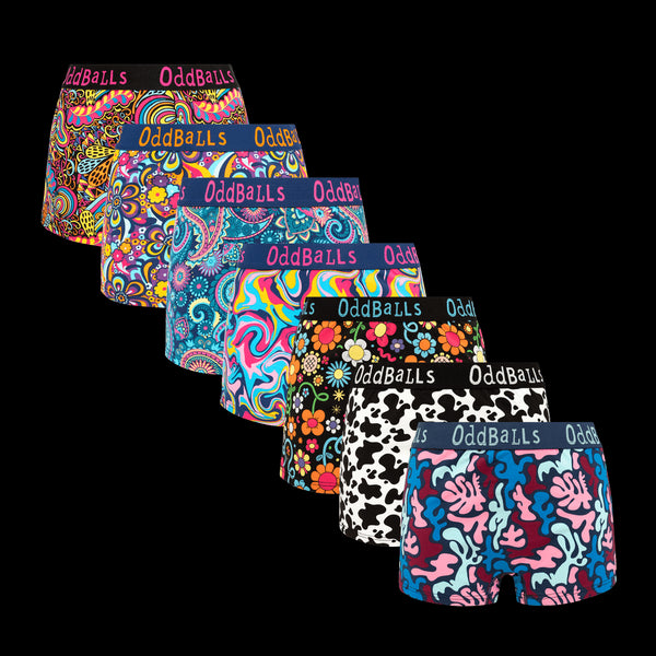 Christmas Magic Bundle - Ladies Boxer Shorts 7 Pack