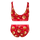 Christmas Puddings Bundle - Womens Bralette & Briefs Matching Set back
