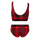 Christmas Tartan Bundle - Womens Bralette & Briefs Matching Set back