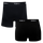 Classic Black - His & Hers Boxer Shorts Bundle back