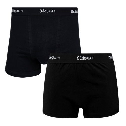 Classic Black - His & Hers Boxer Shorts Bundle