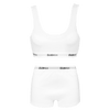 Classic White Bundle - Womens Bralette & Boxers Matching Set