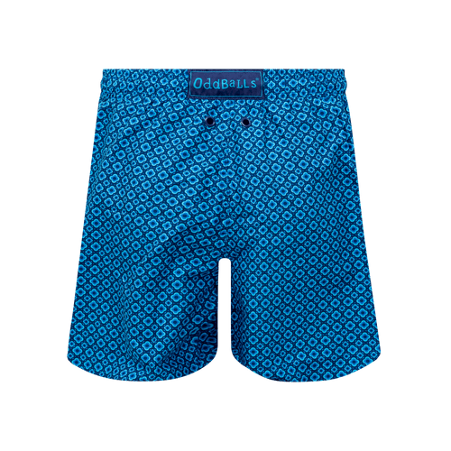 Classic Navy - Men's Mesh Swim Shorts
