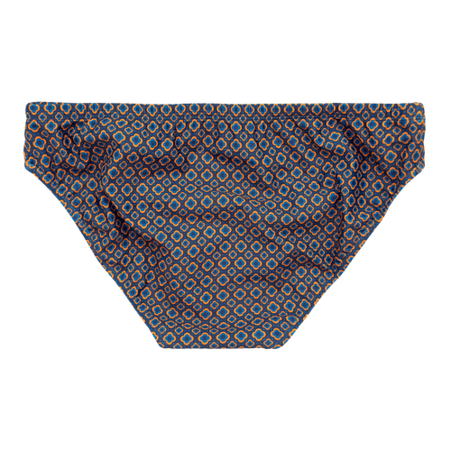 Classic Orange/Navy - Swimming Briefs